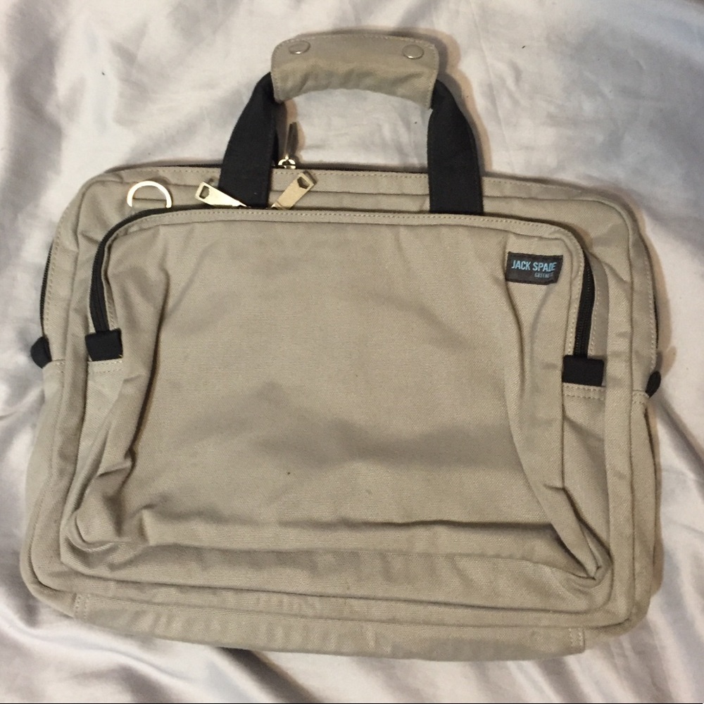 Jack Spade Canvas Laptop Bag